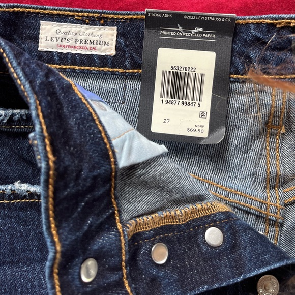 Levi’s 501 high rise shorts size 27 - Picture 3 of 11